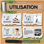 BAYTIZ ® Filtre à Eau Végétal au Charbon Actif - Baton de Binchotan Bio x5 - Purifier l' Eau du Robinet - en Bois Naturel - Cara