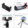 ShipeeKin Support de Serrage de Montage de Tube à dégagement Rapide et Clip de Smartphone pour Gopro Hero Series, caméras d’Acti