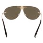 Ermenegildo Zegna EZ0015 C65, Métallique/ivoire