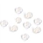 Cunluna 10pcs caoutchouc boucle d'oreille Retour Fiche capuchon Transparente souple en silicone anti-allergique sécurité Boucles