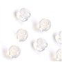 Cunluna 10pcs caoutchouc boucle d'oreille Retour Fiche capuchon Transparente souple en silicone anti-allergique sécurité Boucles