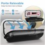 Pyle Housse Stéréo Marine - Boîtier de protection étanche pour radio - Protection Robuste pour Radio de Bateau - Couleur Fumée -