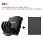 SUREWO NVG Mount, Support de Casque en Aluminium de Vision Nocturne Tactique Compatible avec GoPro Hero 13/12/11/10/9/8/7/(2018)