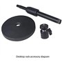 Drsn Support de Bureau du Projecteur, Hauteur Réglable de 20-28 cm - 1/4" Vis - Charge de 1.5kg, Support Mini Vidéoprojecteur/Ap