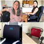 Everlasting Comfort Coussin Lombaire – Coussin Dos pour Voiture, Bureau & Maison – Soutien pour Chaise de Bureau et Siège Auto –