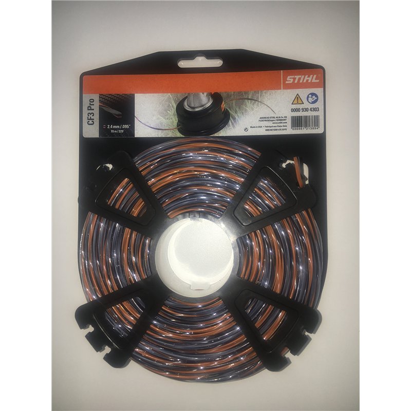 Stihl Fil de coupe Pro High Tech Nylon Line 2,4 mm 70 m