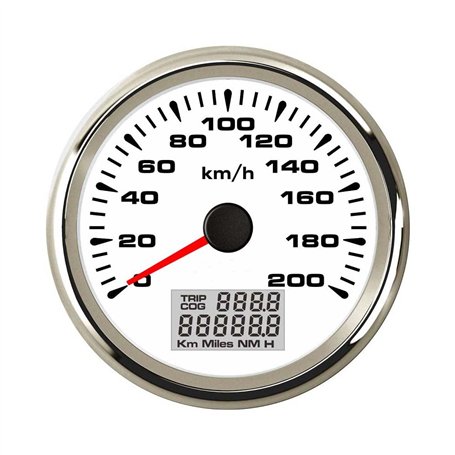 ELING Auto GPS Compteur De Vitesse Velometer 0-200KM/H Kilométrage De Vitesse Pour Course De Voiture Moto Avec Rétro-Éclairage 8