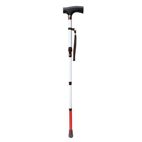 Aluminium Canne Blanche Pliante pour Malvoyant- Canne de Marche – Pliable -se Plie en 4 Parties