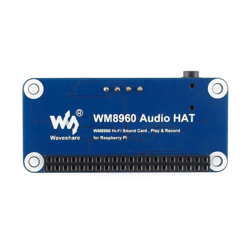 Image secondaire de Waveshare WM8960 Audio Hi-FI Sound Card Hat for Raspberry Pi Stereo CODEC Play Record I2S Interface