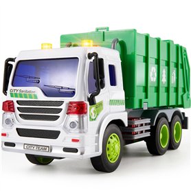 HERSITY Camion Poubelle Jouet Enfant avec Son et lumière