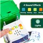 HERSITY Camion Poubelle Jouet Enfant avec Son et lumière, Gros Camion Jouet Voiture à Friction Véhicule Educatifs Cadeau pour 3 