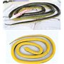 Supkeyer 130 cm - Faux Serpent en Caoutchouc réaliste, Accessoires de Jardin, kit de Farce et Attrape, Jouet éducatif