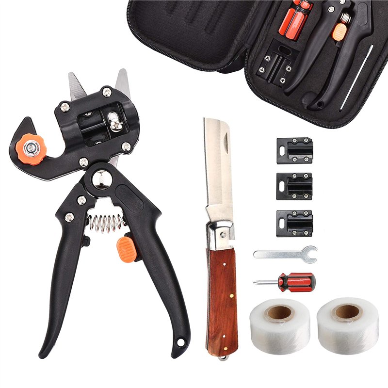 Yolando Ciseaux de Greffage, Professionnels Pince Manuelle Sécateurs Outils de Jardinage, Parfaits pour l’élagage et Le Greffage