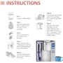 Lot de 12 filtres à eau à charbon de rechange compatibles pour cafetières – Compatible avec toutes les machines à café