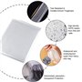 BUZIFU 2 * 3m Bâche De Protection Anti-poussière Imperméable Bâche en Plastique Transparente Épaisse Indéchirable Couverture Gar