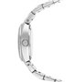 boîtier en acier inoxydable argenté de 28 mm avec bracelet en acier ino