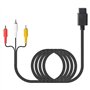 Link-e : Lot Compatible avec Console Super Nintendo (SNES) : Chargeur Secteur pour Alimentation + Cable Video Composite AV
