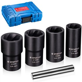 Spurtar 5 Pièces Coffret de Douilles Extracteurs de vis pour Enlever les Boulons Endommagés
