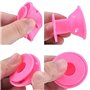 Voarge Lot de 30 bigoudis pour la nuit - Bigoudis magiques - Sans chaleur - Pour bricolage - 2 tailles (rose)