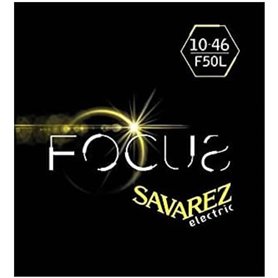 Savarez cordes de guitare électrique Focus Stainless Steel Set Light .010-.046 F50L