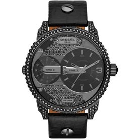 Diesel Montre Mini Daddy à trois aiguilles en acier inoxydable pour homme