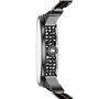 Diesel Montre Mini Daddy à trois aiguilles en acier inoxydable pour homme, noire
