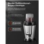 HOUSANT Blender Smoothie 3 en 1, Mini Blender Mixeur avec 280ml Moulin à café et 2 * 570ml Bouteille de smoothie portable, 29000