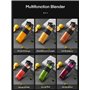 HOUSANT Blender Smoothie 3 en 1, Mini Blender Mixeur avec 280ml Moulin à café et 2 * 570ml Bouteille de smoothie portable, 29000