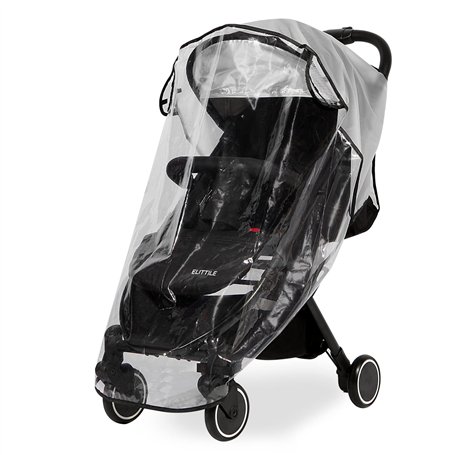 Habillage Pluie Universelle pour Poussette -Protection Pluie Poussette Universelle -Protection contre les intempéries et le vent
