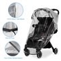 Habillage Pluie Universelle pour Poussette -Protection Pluie Poussette Universelle -Protection contre les intempéries et le vent