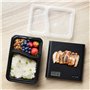 Igluu Meal Prep - [Lot de 10 Boîtes alimentaires à 2 compartiments pour préparation des repas - Réutilisables, sans BPA - Compat