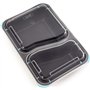 Igluu Meal Prep - [Lot de 10 Boîtes alimentaires à 2 compartiments pour préparation des repas - Réutilisables, sans BPA - Compat