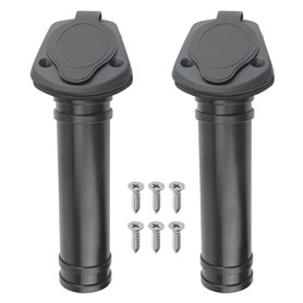 WMYCONGCONG Lot de 2 Support de Canne à pêche pour Kayak Support de Canne à pêche encastré en Plastique pour Kayak
