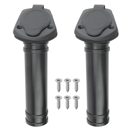 WMYCONGCONG Lot de 2 Support de Canne à pêche pour Kayak Support de Canne à pêche encastré en Plastique pour Kayak