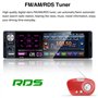 CAMECHO RDS Autoradio Bluetooth 1 Din Stéréo, 4,1 Pouces écran Tactile Capacitif FM/AM Récepteur Radio Double USB/AUX-in/SD Cart