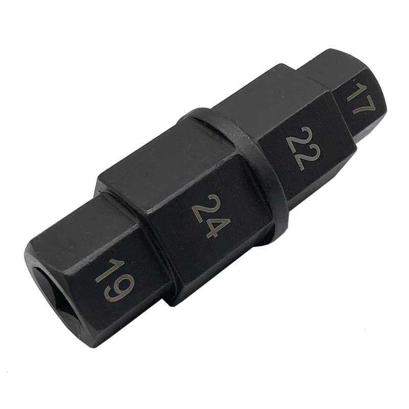 CENPEK Douille hexagonale pour essieu de roue avant et arrière de moto 17/19/22/24 mm SUK0244