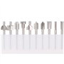 HSS Fraises à Défoncer, 20Pcs 3mm 1/8" fraises acier rapide fraises à Bois Kit d'Accessoires Fraises à Défoncer pour Outil Multi