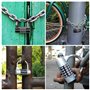 Sukudon Cadenas, Cadenas Code, avec 5 Chiffres Cadenas, 2 PiècesCadenas Code, Cadenas à Combinaison