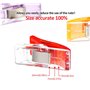 Pince Couture,Lot de 50PCS Clips Pinces en Plastique,Pinces à Tissu pour Reliure Couture Artisanat Couleurs Assorties 2.7 * 1 * 
