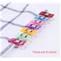Pince Couture,Lot de 50PCS Clips Pinces en Plastique,Pinces à Tissu pour Reliure Couture Artisanat Couleurs Assorties 2.7 * 1 * 
