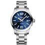 Longines Orologio Conquest 39mm blu automatico Acciaio L3.776.4.99.6