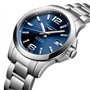 Longines Orologio Conquest 39mm blu automatico Acciaio L3.776.4.99.6