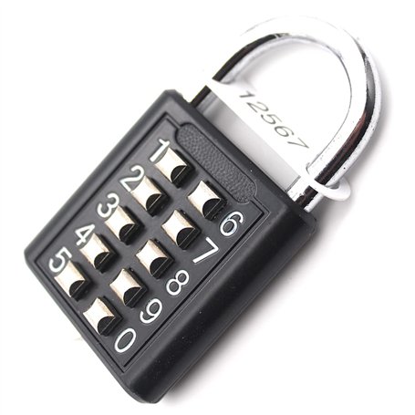 10-Digit Cadenas à combinaison Serrure Combinée