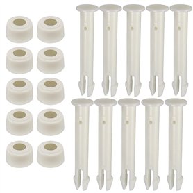 ZDNT 10 Pièces Goupilles en Plastique pour Intex Round Metal Frame Pools Pièces de Rechange pour Joints de Piscine pour Joints d