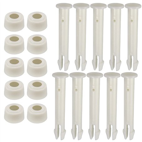 ZDNT 10 Pièces Goupilles en Plastique pour Intex Round Metal Frame Pools Pièces de Rechange pour Joints de Piscine pour Joints d