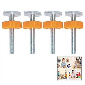 iwobi 4 Pièces Filetées de Broche Tiges Pression Barriere