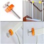 iwobi 4 Pièces Filetées de Broche Tiges Pression Barriere, pour Barrières D’escalier à Pression pour Bébés, Portails pour Chiens