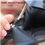 OFKPO Antenne Aileron de Requin, Antenne de Voiture Universelle Antenne de Toit Voiture Aérienne de Signal de Radio AM FM de Fin