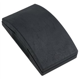 Bloc à poncer en caoutchouc solide frottement sec et humide et flatteurs 125mm x 65mm TE560