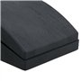 Bloc à poncer en caoutchouc solide frottement sec et humide et flatteurs 125mm x 65mm TE560
